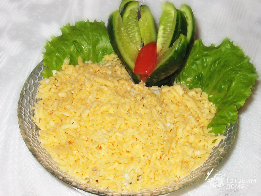 салат сырный рецепт курицей